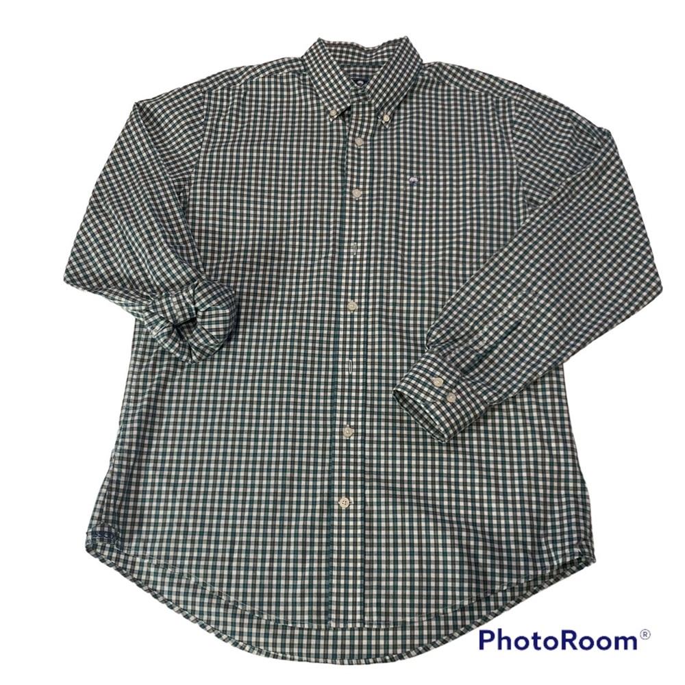 The Southern Shirt Company men’s green plaid dress shirt
